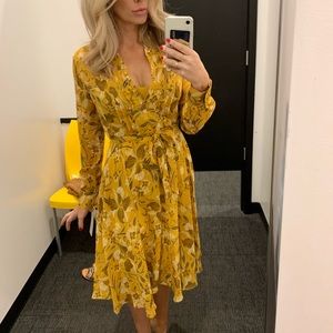 Nanette Lepore Yellow Tunic dress